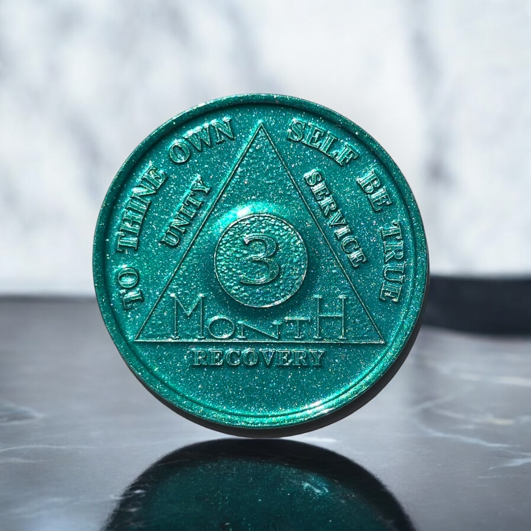 3 Month Sobriety Coin (x25)