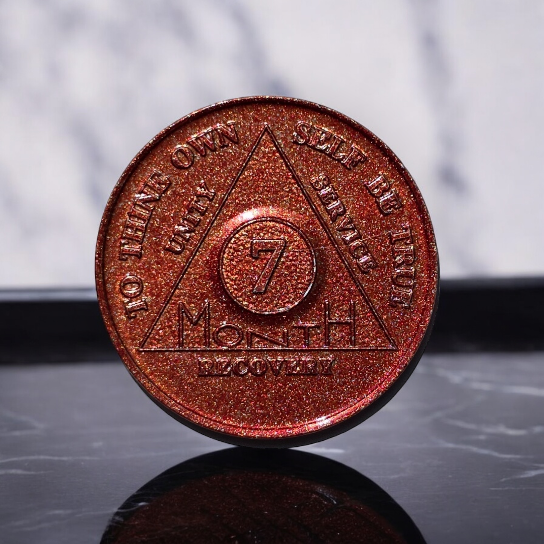 7 Month Sobriety Coin (x25)