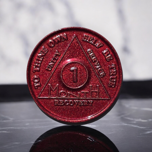 1 Month Sobriety Coin (x25)