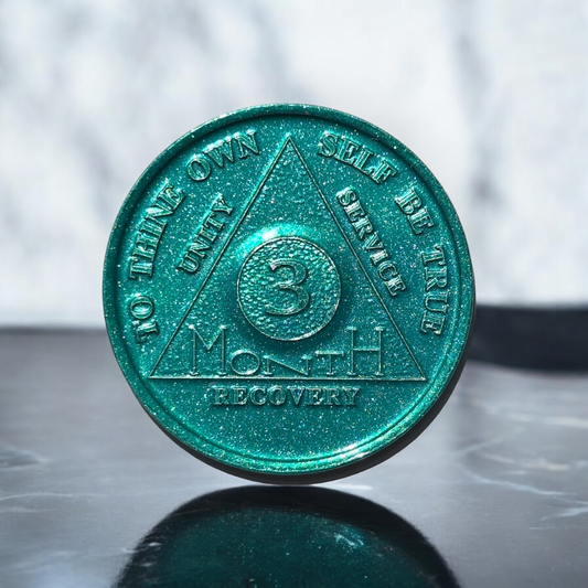 3 Month Sobriety Coin (x25)