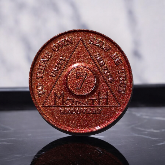7 Month Sobriety Coin (x25)